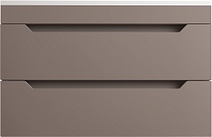 Style Line Тумба под раковину Остин 80 подвесная тауп темный